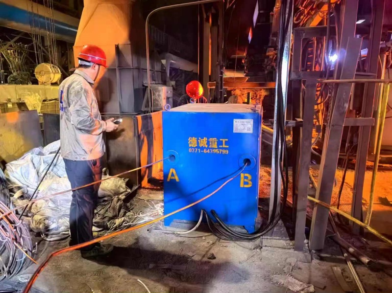 高功率喂絲機使用現場